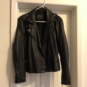 Lucky brand moto leather jacket